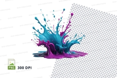 Colorful paint splash Product Image 1