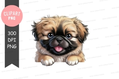 Cute puppy clipart png Product Image 1