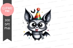 Celebrating bat clipart png Product Image 1