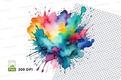 Colorful paint splash Product Image 1