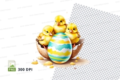 Easter chick clipart Product Image 1