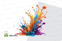 Vibrant paint splash Product Image 1