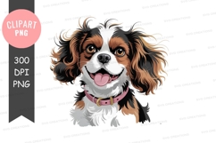 Happy puppy clipart png Product Image 1