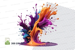 Vibrant paint splash Product Image 1