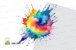 Colorful paint splash Product Image 1