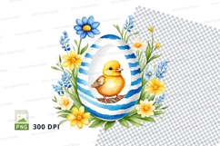 Easter chick in floral egg Product Image 1