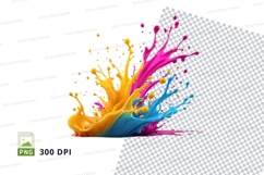 Vibrant paint splash Product Image 1