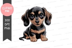 Cute puppy clipart png Product Image 1
