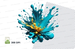 Vibrant paint splash Product Image 1