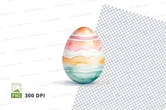 Colorful easter egg clipart Product Image 1