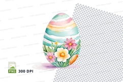 Decorated easter egg clipart Product Image 1