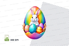 Easter bunny in egg Product Image 1