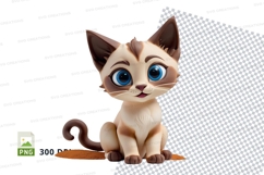 Cute kitten clipart Product Image 1
