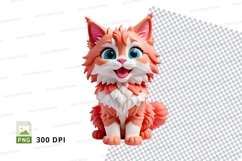 Adorable cartoon cat Product Image 1