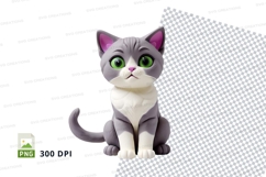 Adorable cartoon cat Product Image 1