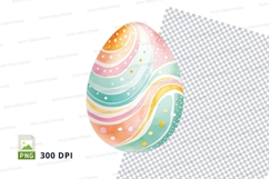 Decorated easter egg clipart Product Image 1
