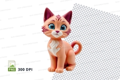 Adorable cartoon cat Product Image 1