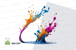 Vibrant paint splash Product Image 1