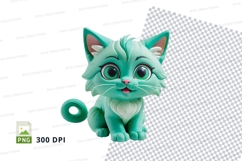 Adorable cartoon cat Product Image 1