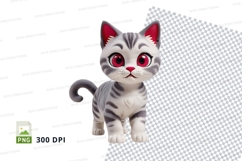 Cute cartoon kitten Product Image 1