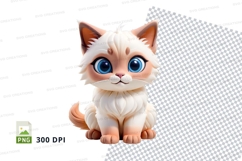 Cute kitten clipart png Product Image 1