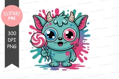 Colorful kitten clipart png Product Image 1