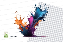 Vibrant liquid splash Product Image 1