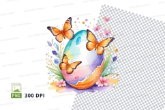 Easter egg with butterflies Product Image 1