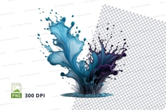 Abstract liquid splash Product Image 1