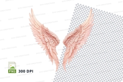 Angel wings clipart Product Image 1