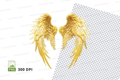 Golden angel wings Product Image 1