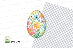 Floral easter egg Product Image 1