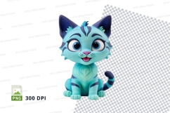 Cartoon cat clipart Product Image 1