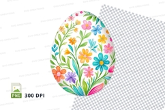 Floral easter egg Product Image 1
