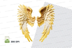 Golden angel wings Product Image 1