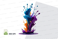 Vibrant paint splash Product Image 1