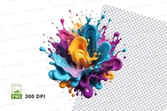 Vibrant paint splash Product Image 1