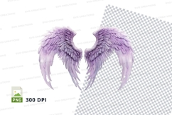 Purple angel wings Product Image 1
