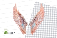 Angel wings clipart png Product Image 1