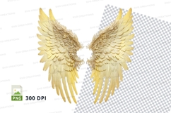 Golden angel wings Product Image 1