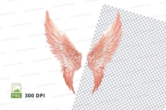 Angel wings clipart png Product Image 1