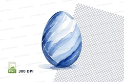 Blue marble easter egg Product Image 1