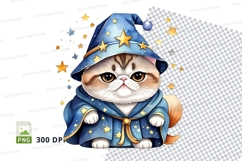 Magical cat clipart Product Image 1
