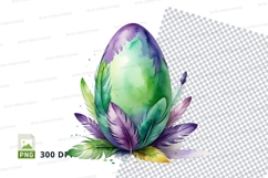 Decorative easter egg with feathers Product Image 1