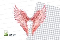 Pink angel wings Product Image 1