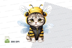 Cat in bee costume Product Image 1