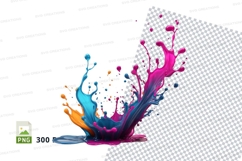 Vibrant paint splash Product Image 1