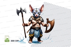 Warrior cat clipart Product Image 1