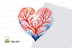 Heart-shaped coral illustration Product Image 1