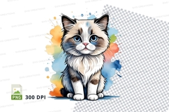 Cute kitten clipart png Product Image 1